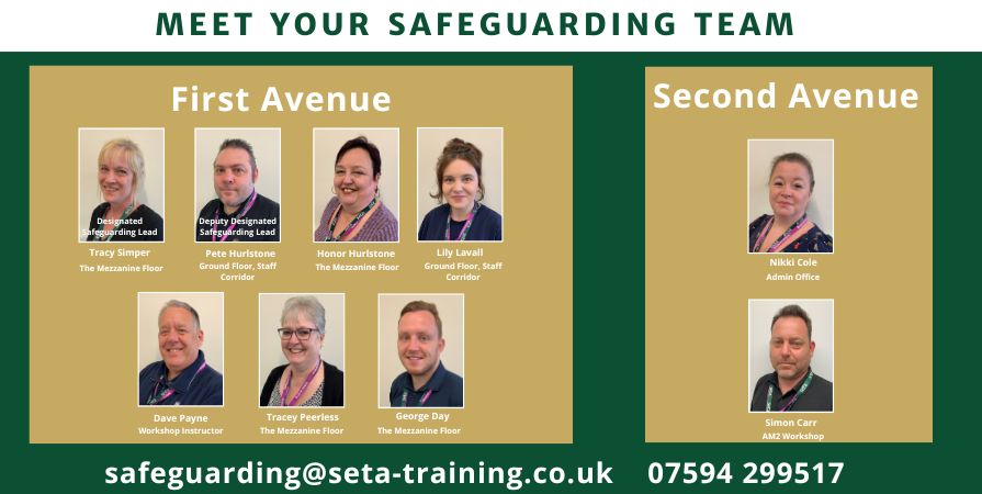 SETA Safeguarding Team April 24